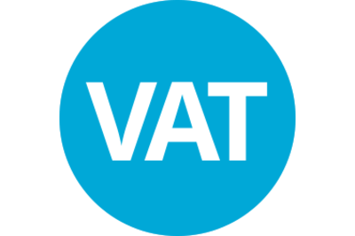 Symbol VAT steht für Umsatzsteuer
