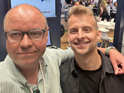Kai Kröger und Johannes Kliesch von SNOCKS. Snocks ist langjähriger, zufriedener Mandant von GTK Kröger.