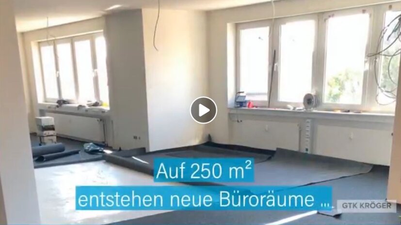 Videotitel zum Film über die neuen Büros von GTK Kröger