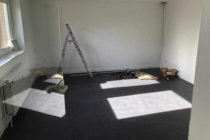 Innenausbau der neuen Büros im zweiten Standort von GTK Kröger